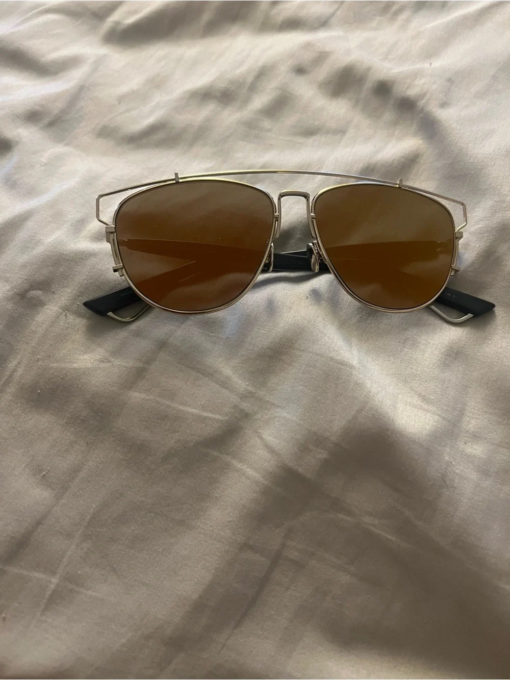 Dior Technologic Gold Frame Sunglasses